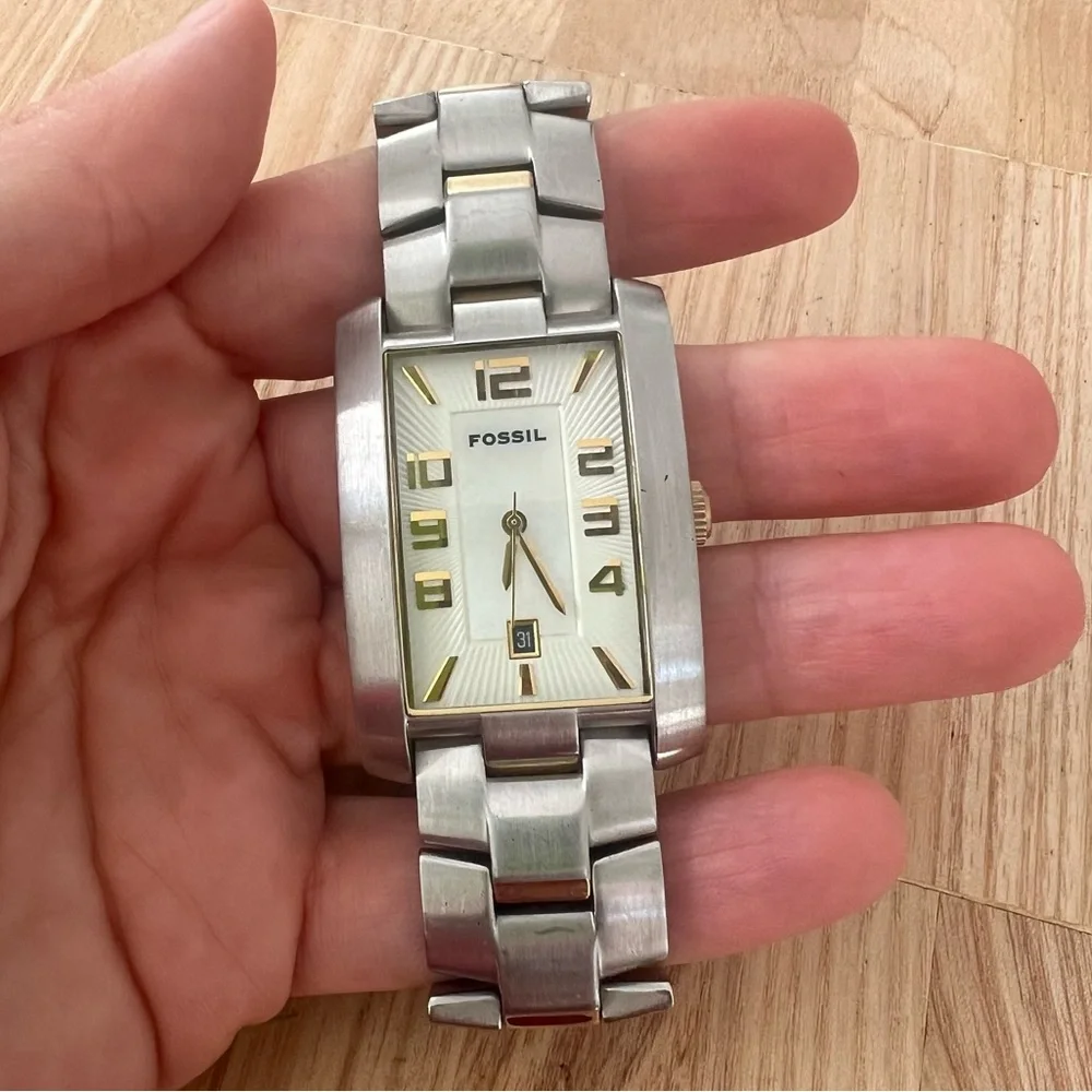 Fossil arkitekt men’s curvex dress watch NEW BATTERY